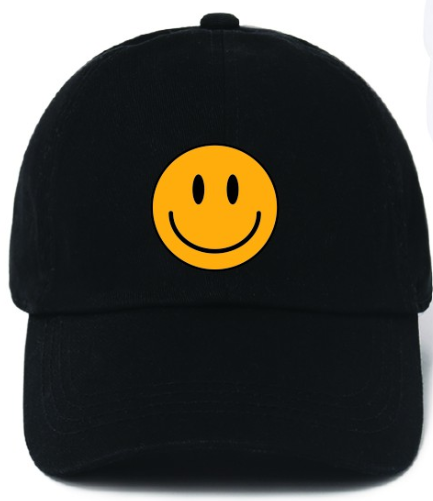 SMILEY FACE washed JR/Kids Baseball Cap
