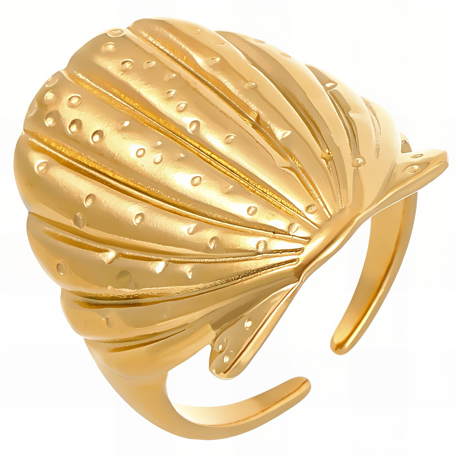 Statement Shell Ring – Salt and Sand