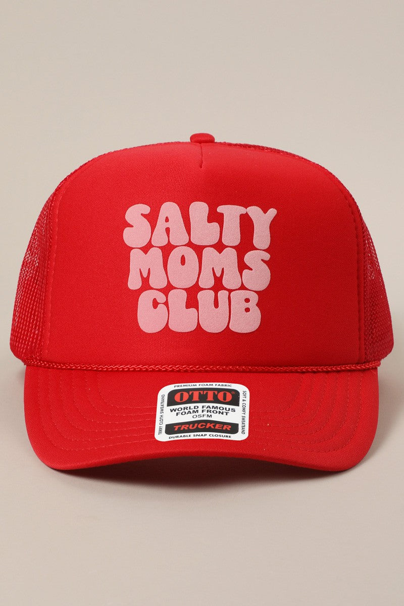 Salty Moms Club Printed Mesh Back Trucker Hat