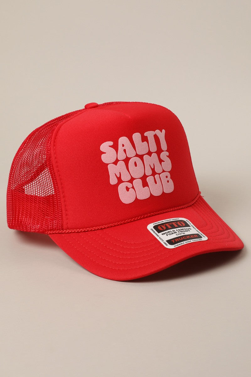 Salty Moms Club Printed Mesh Back Trucker Hat