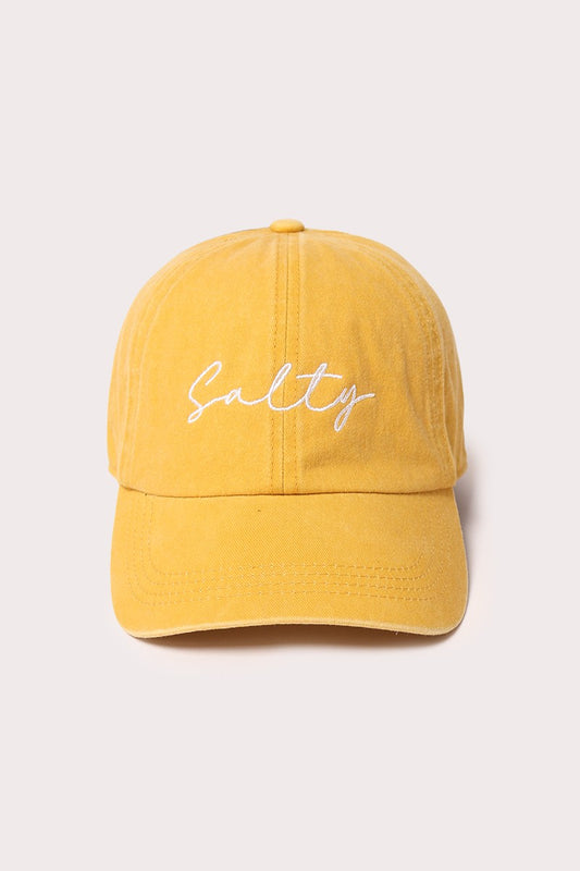 SALTY Embroidered Baseball Cap